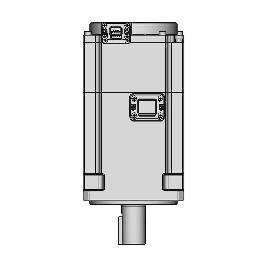 Servo Motor A6M80-1000H2B1-M17 - Downloadable CAD Representation_270_0_degree_snapshot