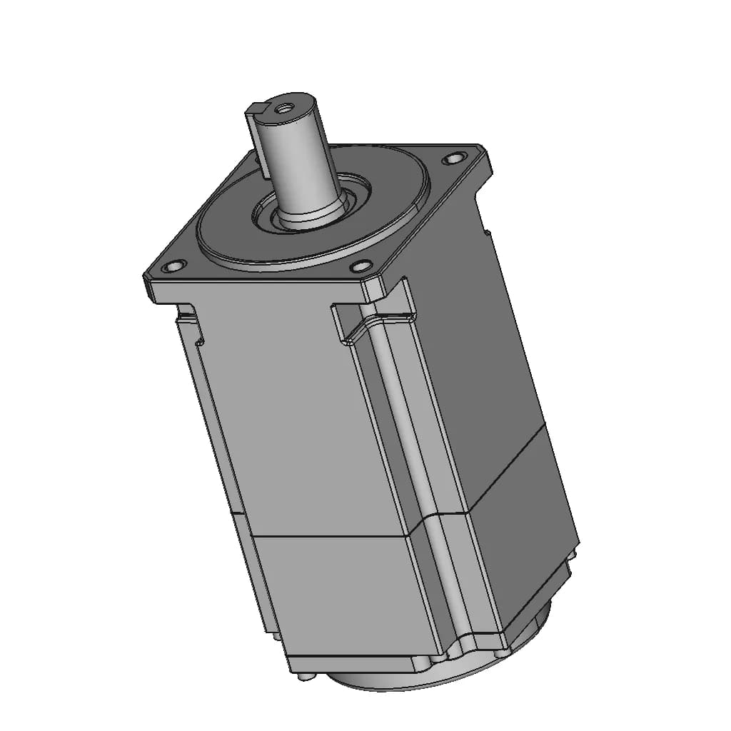 Servo Motor A6M80-1000H2B1-M17 - Downloadable CAD Representation_60_30_degree_snapshot