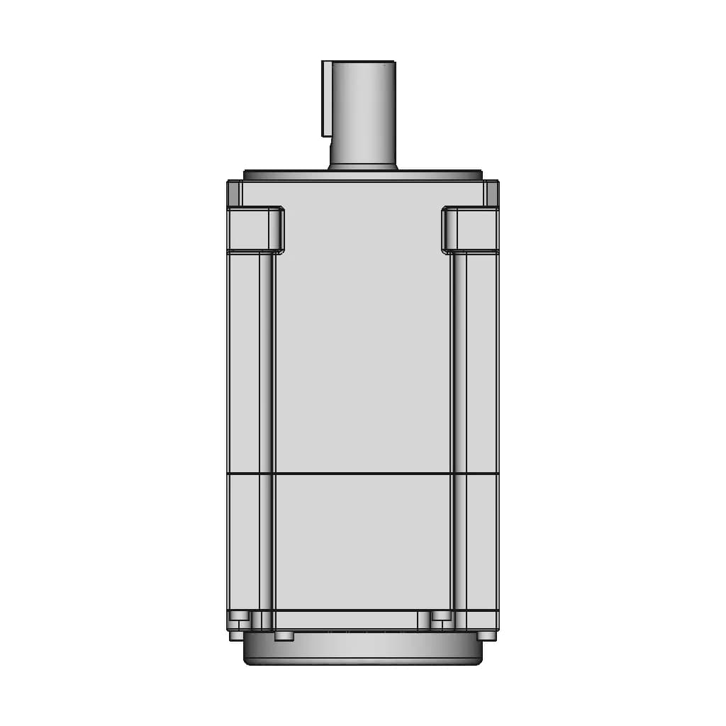 Servo Motor A6M80-1000H2B1-M17 - Downloadable CAD Representation_90_0_degree_snapshot