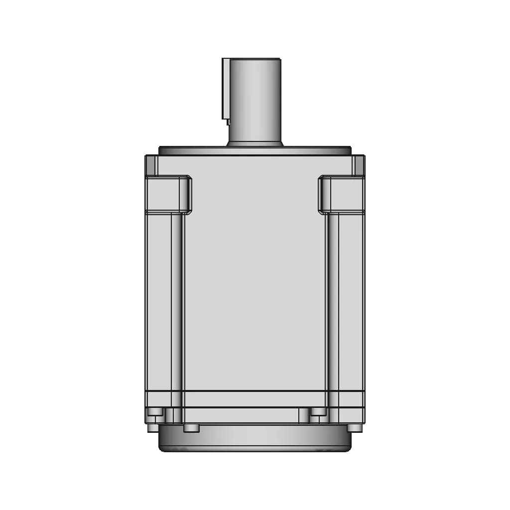 Servo Motor A6M80-1000H2A1-M17 - Downloadable CAD Representation_90_0_degree_snapshot