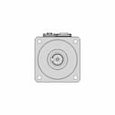 Servo Motor A6M80-750H2B1-M17 | 3D Engineering Design File_0_0_degree_snapshot
