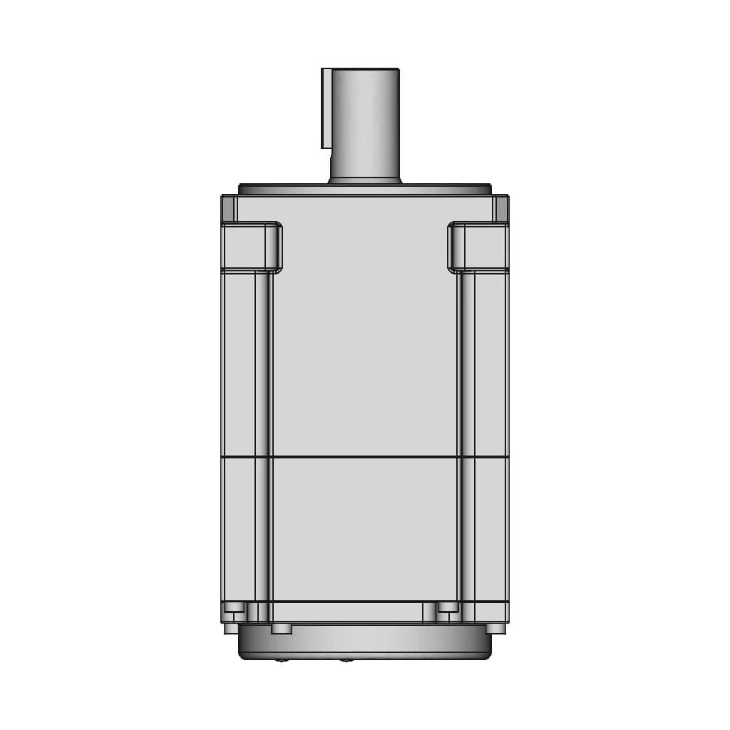 Servo Motor A6M80-750H2B1-M17 | 3D Engineering Design File_90_0_degree_snapshot