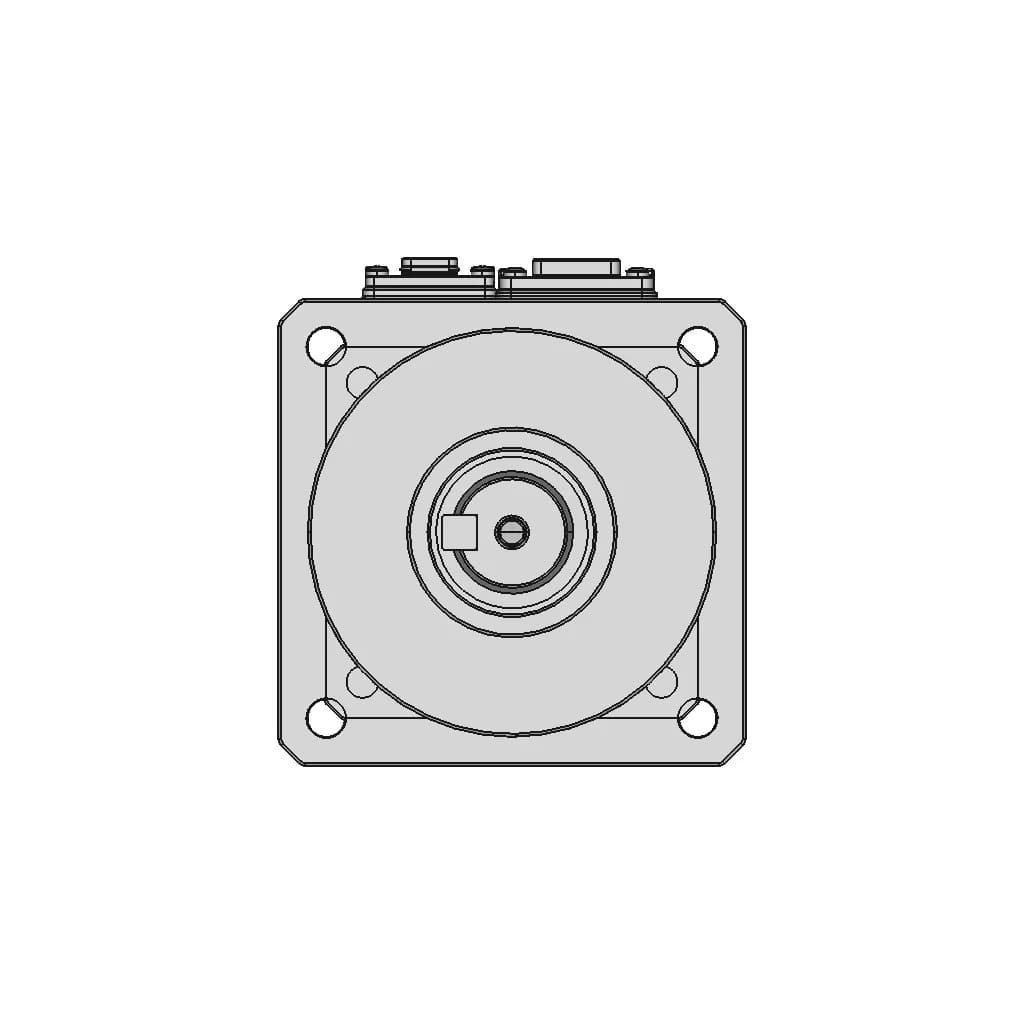 Servo Motor A6M80-750H2A1-M17 - Standard Mechanical Component_0_0_degree_snapshot