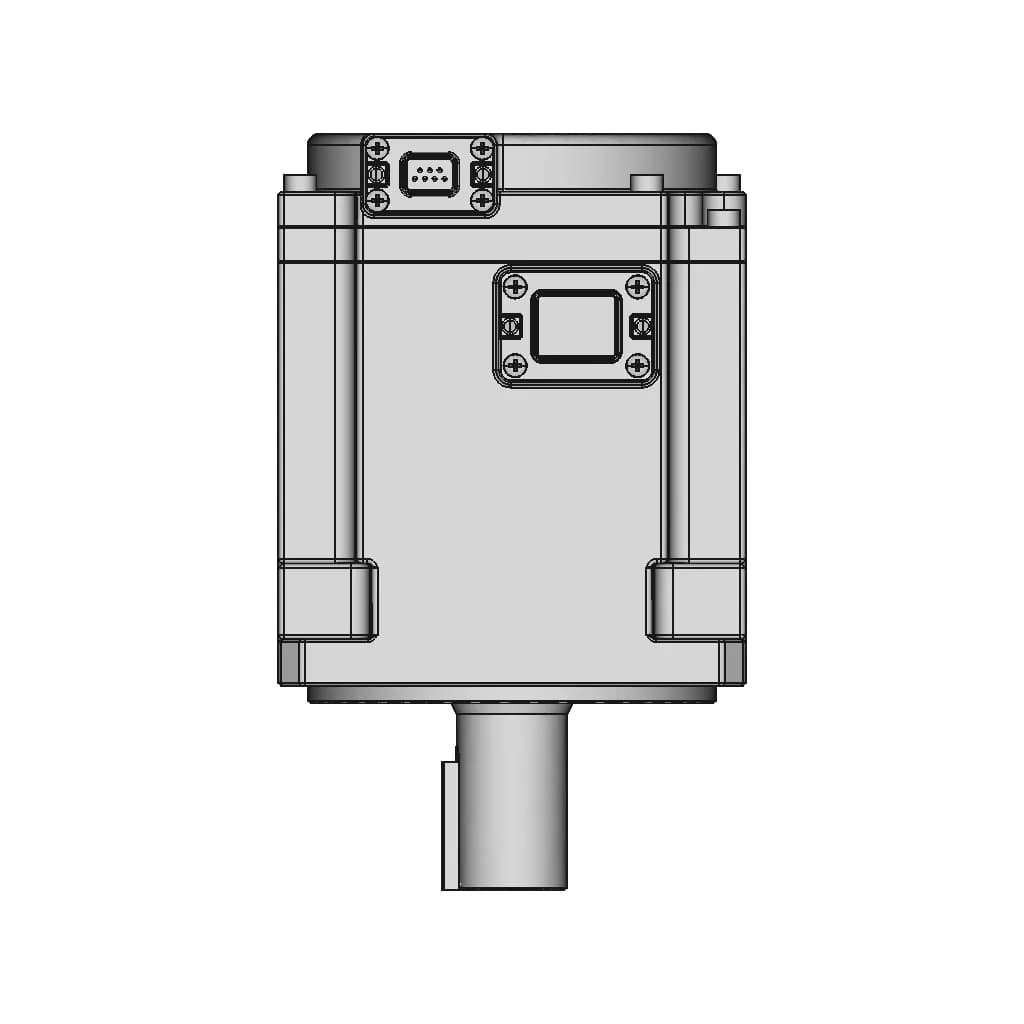 Servo Motor A6M80-750H2A1-M17 - Standard Mechanical Component_270_0_degree_snapshot