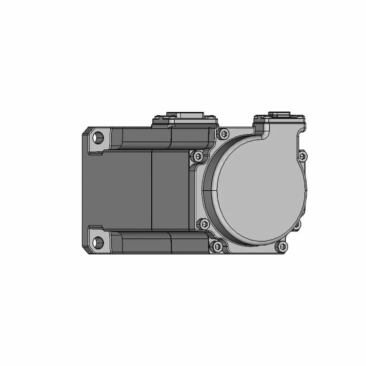 Servo Motor A6M60-400H2B1-M17 - Downloadable CAD Representation