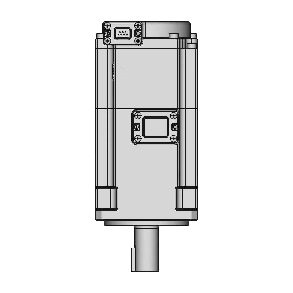 Servo Motor A6M60-400H2B1-M17 - Downloadable CAD Representation_270_0_degree_snapshot