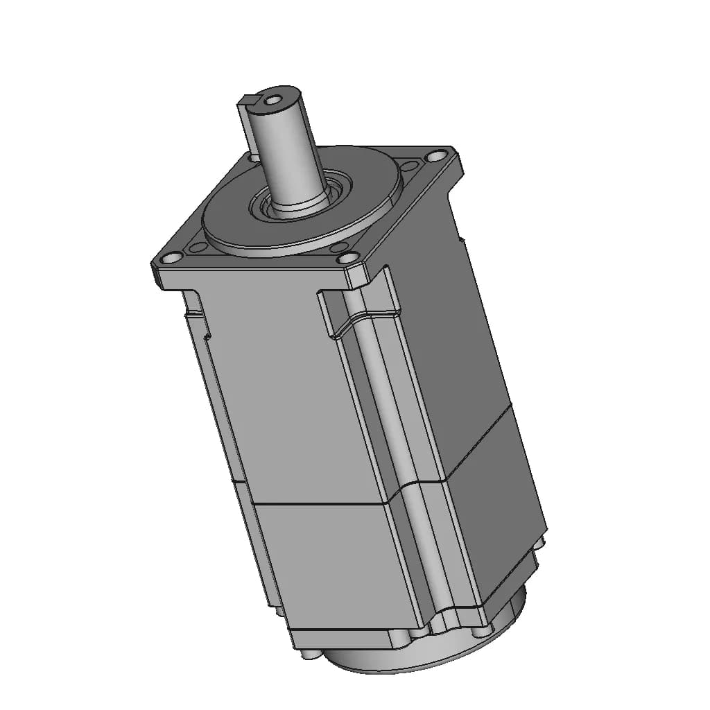 Servo Motor A6M60-400H2B1-M17 - Downloadable CAD Representation_60_30_degree_snapshot