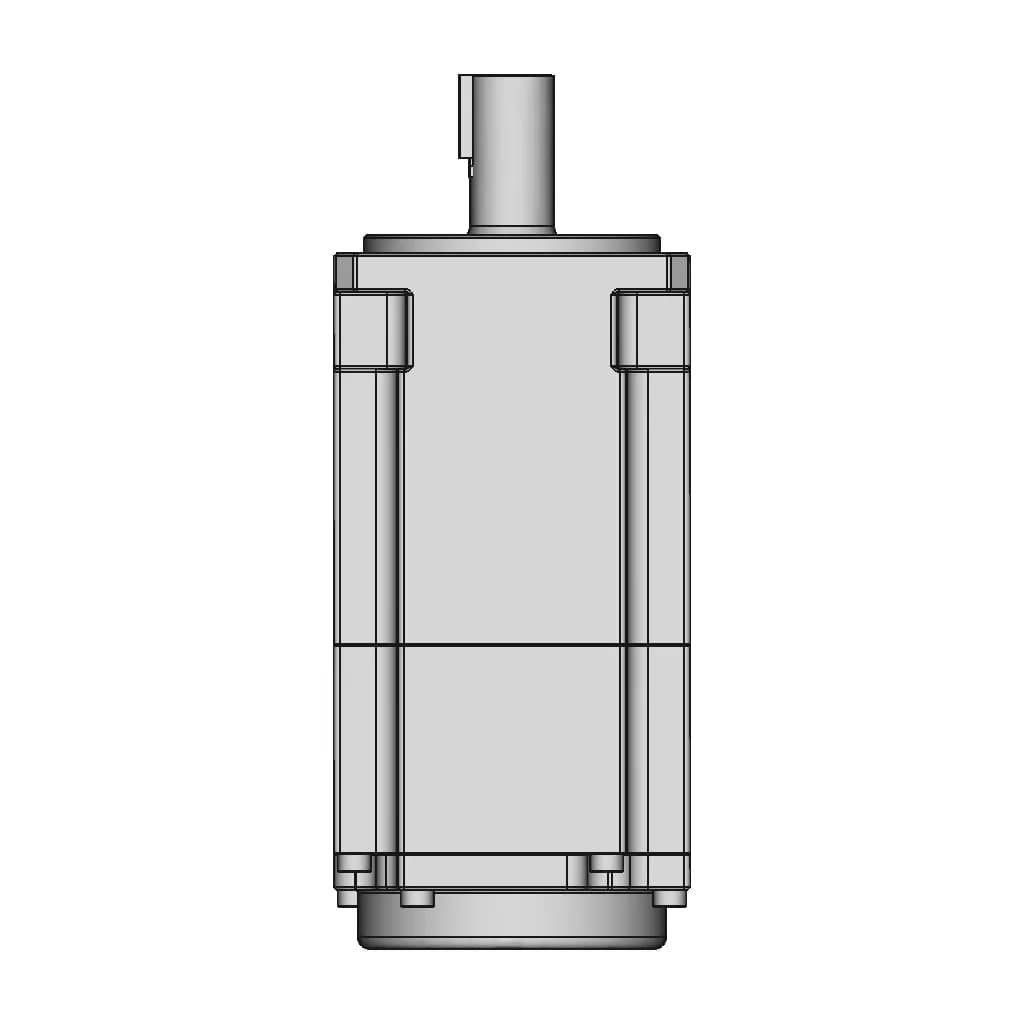 Servo Motor A6M60-400H2B1-M17 - Downloadable CAD Representation_90_0_degree_snapshot
