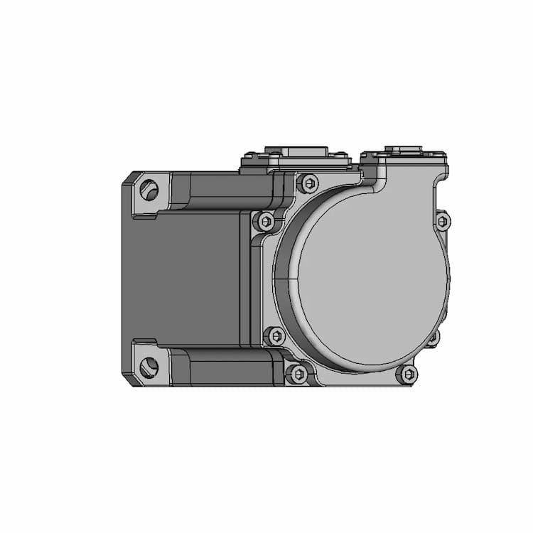 Servo Motor A6M60-400H2A1-M17 | High-Quality CAD Model