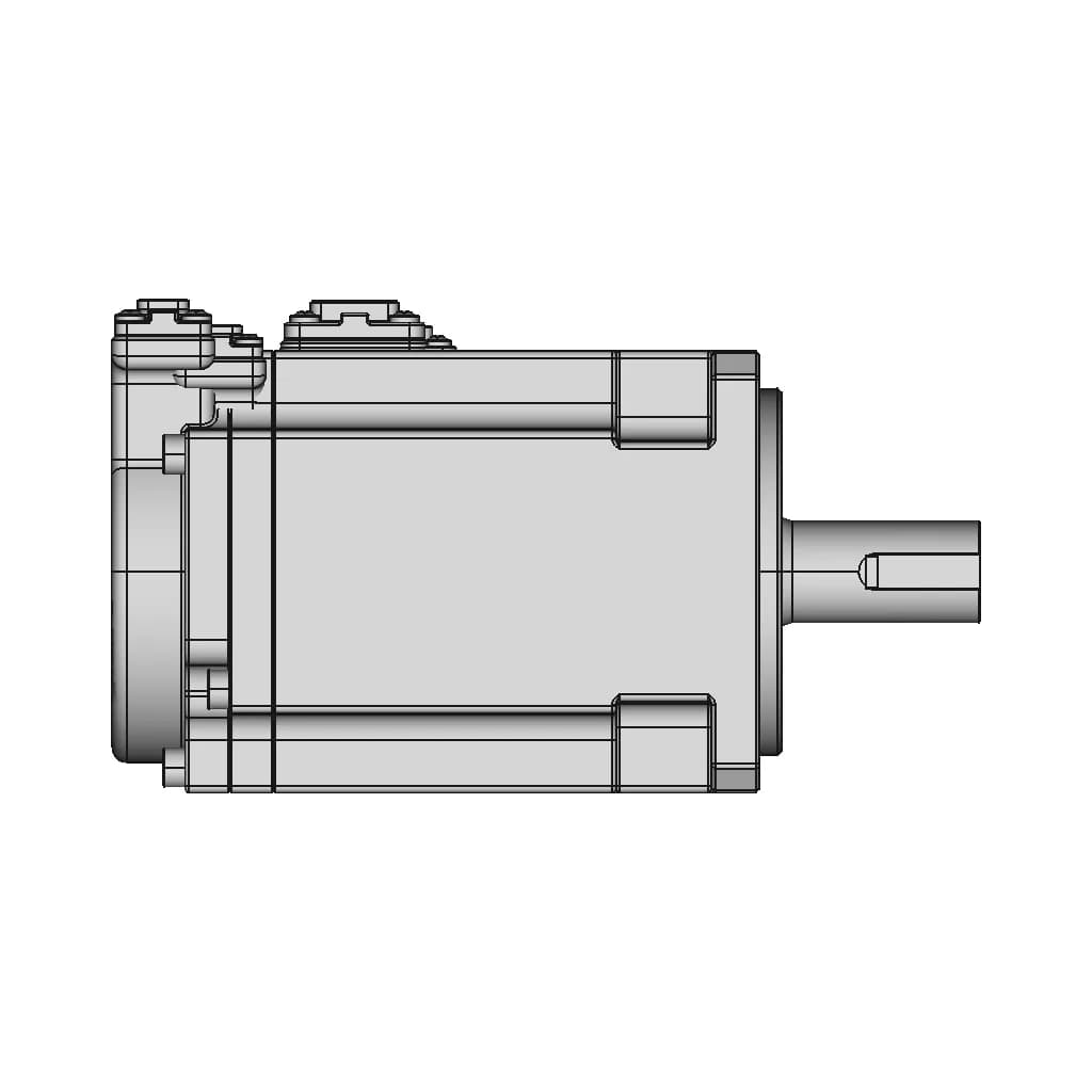 Servo Motor A6M60-400H2A1-M17 | High-Quality CAD Model_0_270_degree_snapshot