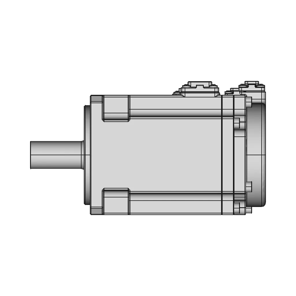 Servo Motor A6M60-400H2A1-M17 | High-Quality CAD Model_0_90_degree_snapshot