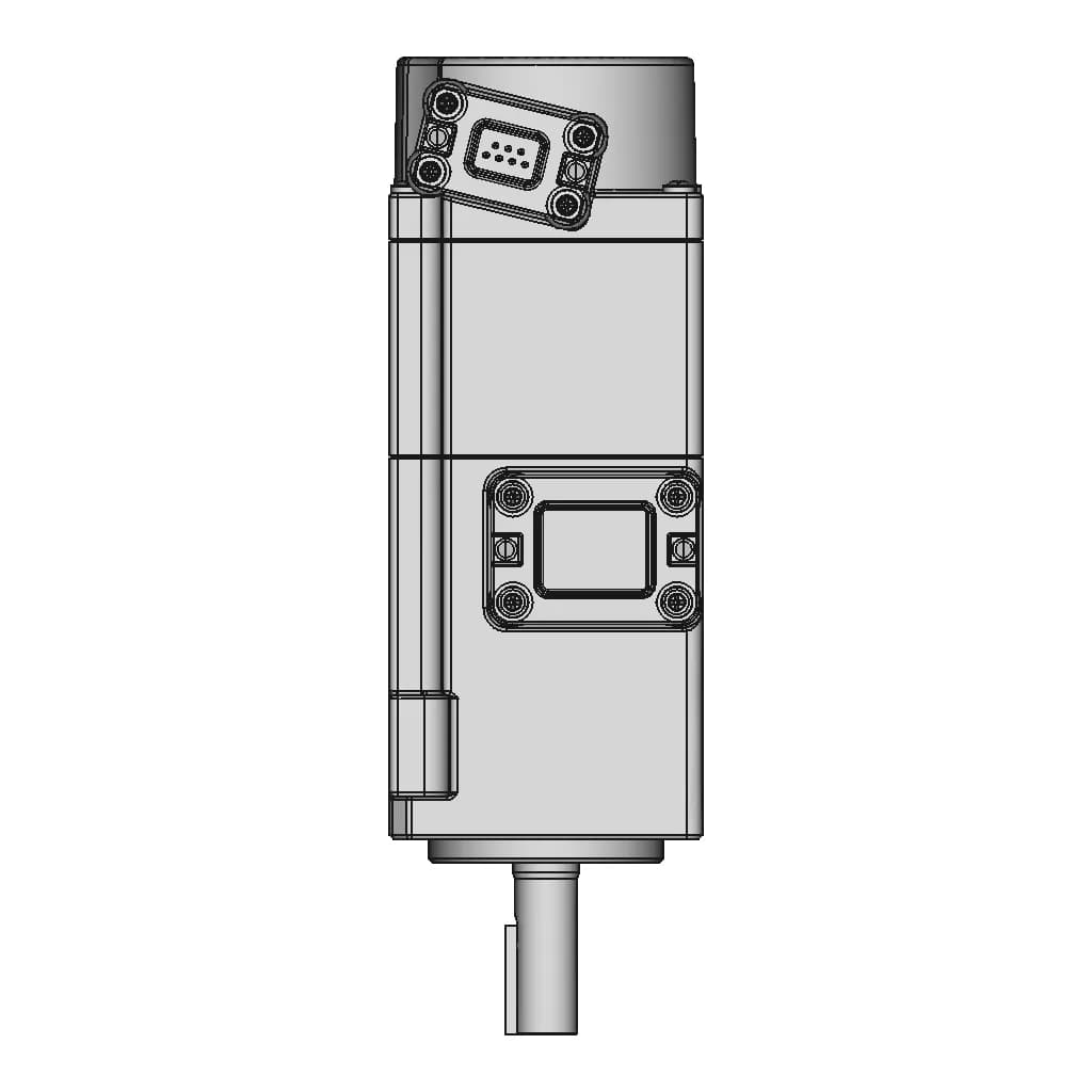 Servo Motor A6M40-100L2B1-M17 | High-Quality CAD Model_270_0_degree_snapshot