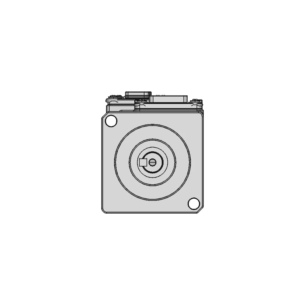Servo Motor A6M40-100L2A1-M17 | High-Quality CAD Model_0_0_degree_snapshot