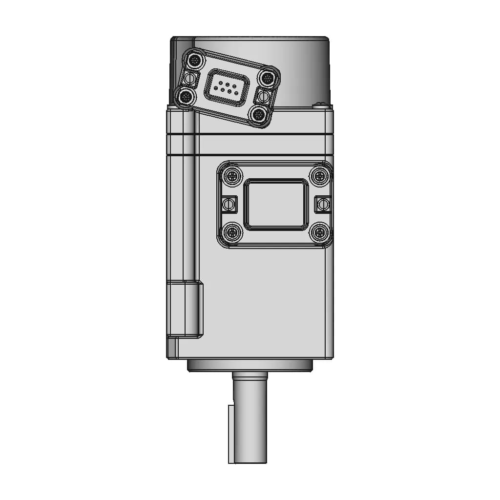 Servo Motor A6M40-100L2A1-M17 | High-Quality CAD Model_270_0_degree_snapshot
