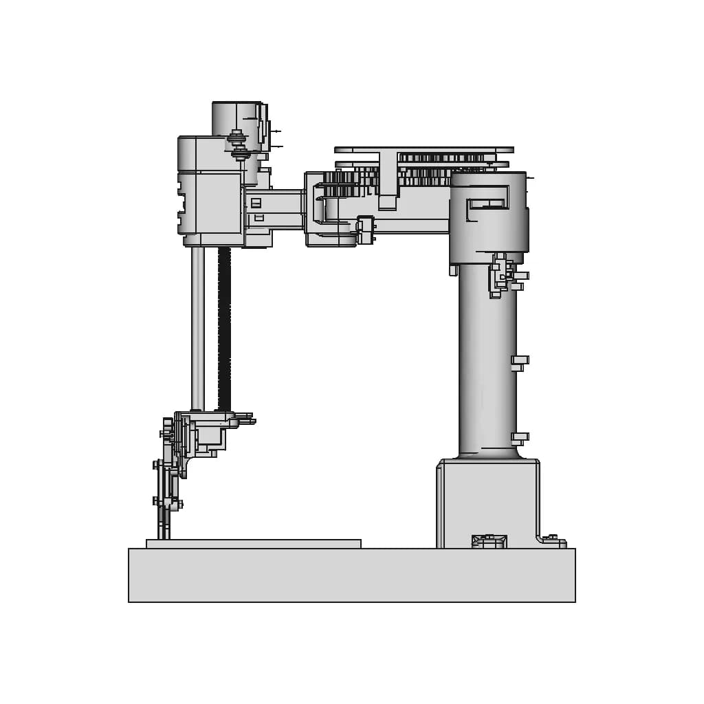 Robot Scara 3 Dof | 3D Engineering Design File_0_270_degree_snapshot