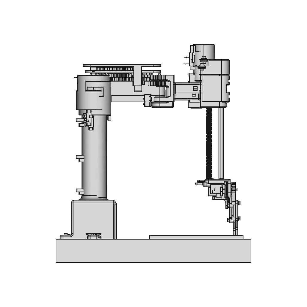Robot Scara 3 Dof | 3D Engineering Design File_0_90_degree_snapshot