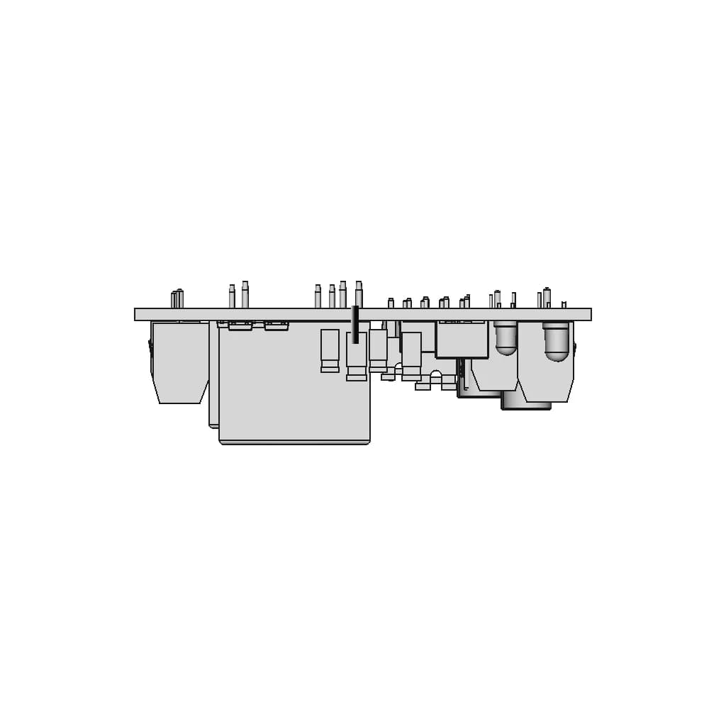 Fc-32 Dc Time Delay Relay Module | High-Quality CAD Model_270_0_degree_snapshot