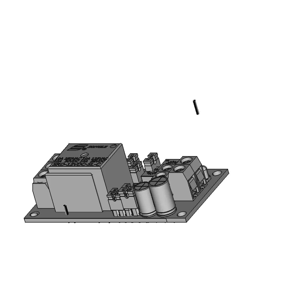 Fc-32 Dc Time Delay Relay Module | High-Quality CAD Model_60_30_degree_snapshot