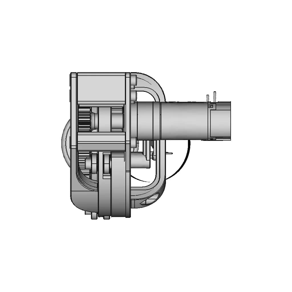 3Dp Differential Swerve Drive - Standard Mechanical Component_0_270_degree_snapshot