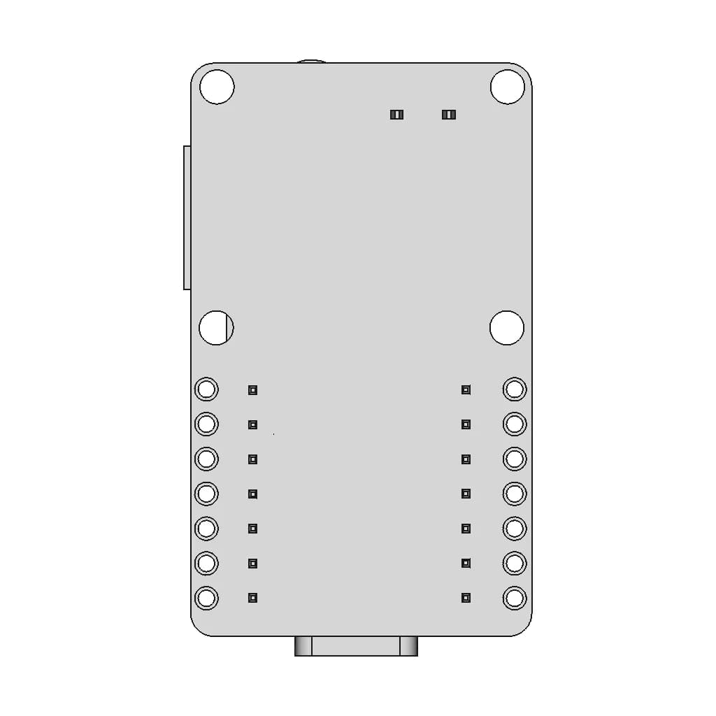 Bus Servo Driver Board For Seeed Studio Xiao - Standard Mechanical Component_90_0_degree_snapshot