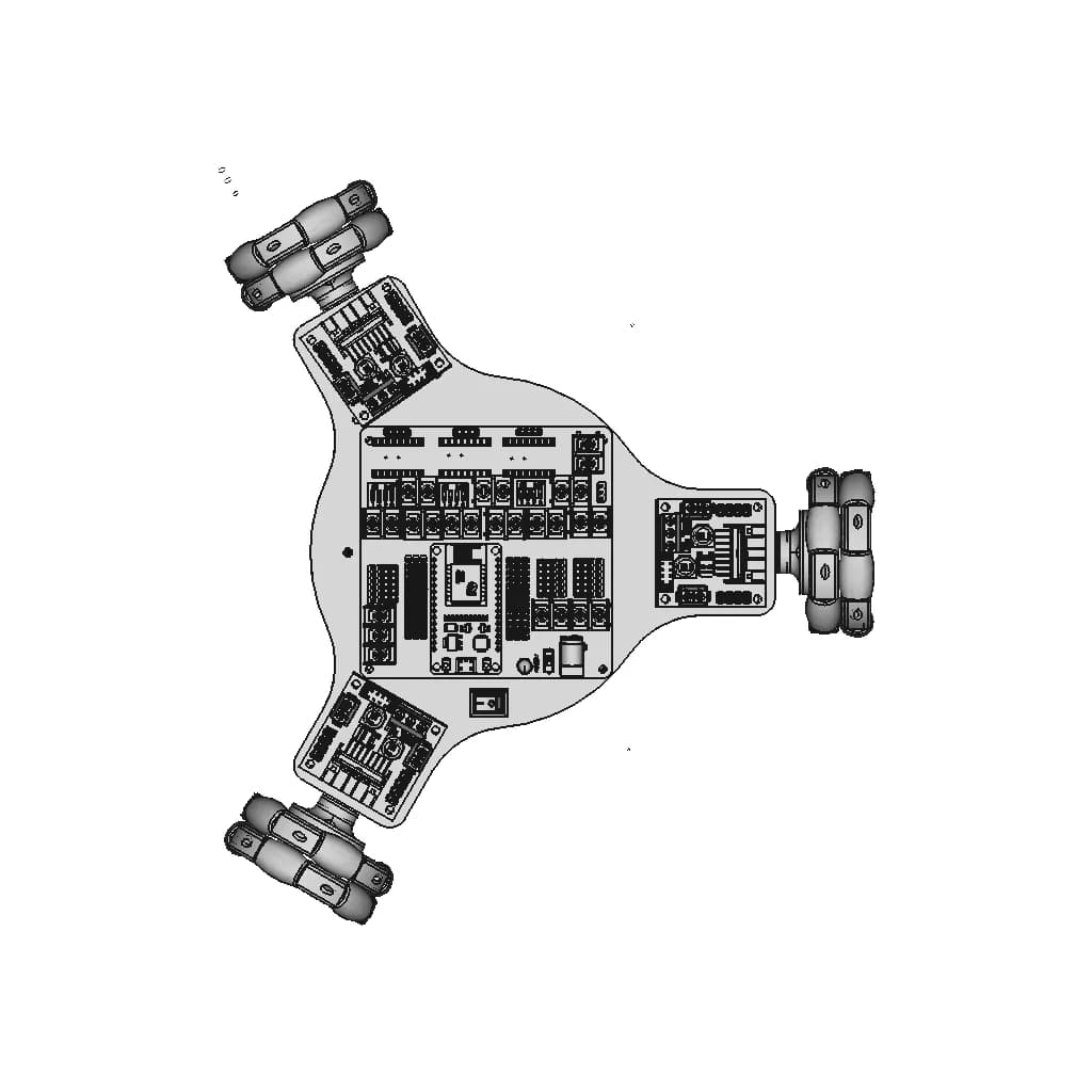 3 Dof Mobile Robot - Standard Mechanical Component_0_0_degree_snapshot