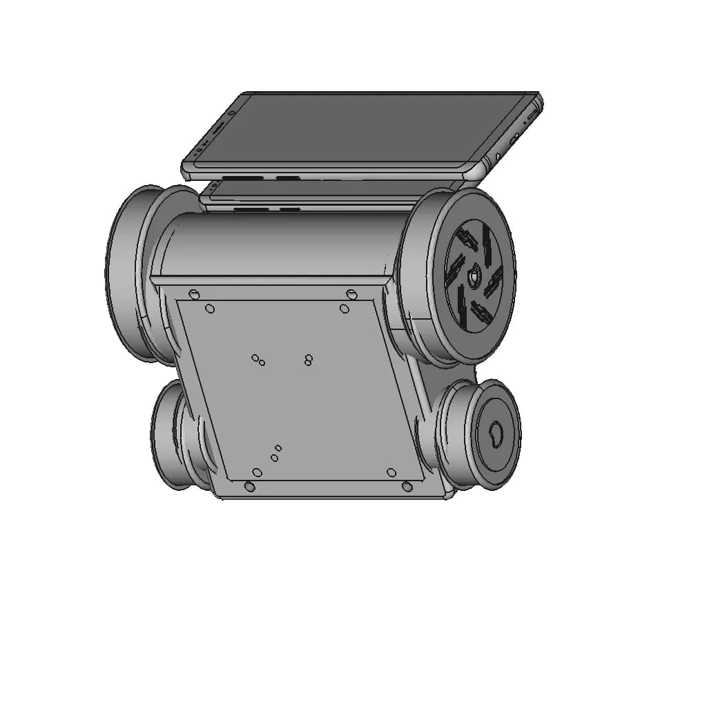 Educational Robot Concept | High-Quality CAD Model_60_30_degree_snapshot