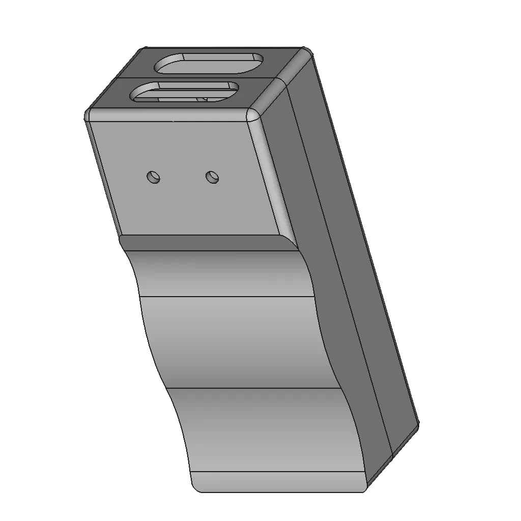One Handed Controller | 3D Engineering Design File_60_30_degree_snapshot
