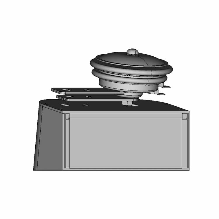 Arduino Clock With Horn - Downloadable CAD Representation