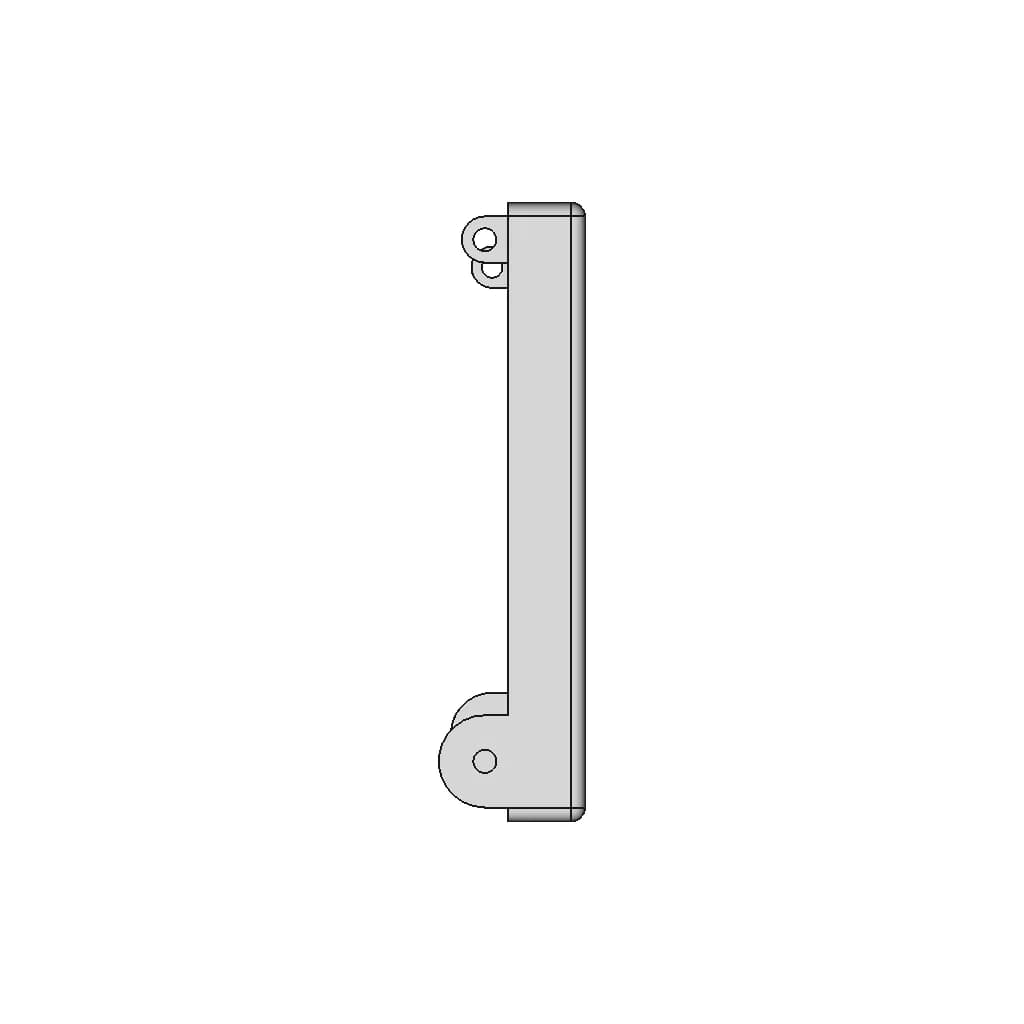 800X480 Touch Screen Frame - Downloadable CAD Representation_0_270_degree_snapshot
