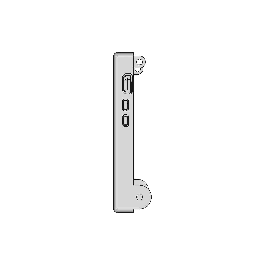 800X480 Touch Screen Frame - Downloadable CAD Representation_0_90_degree_snapshot