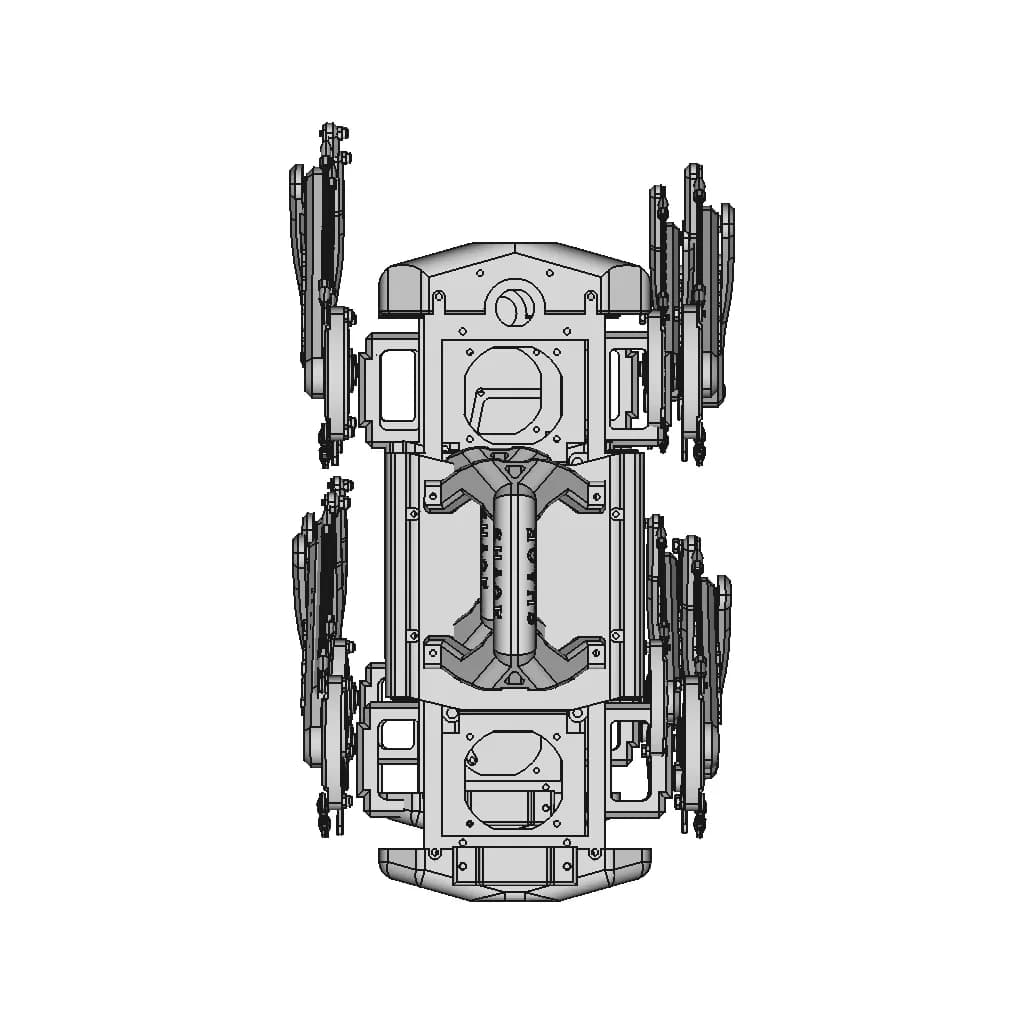 Quadruped Robot - Standard Mechanical Component_270_0_degree_snapshot