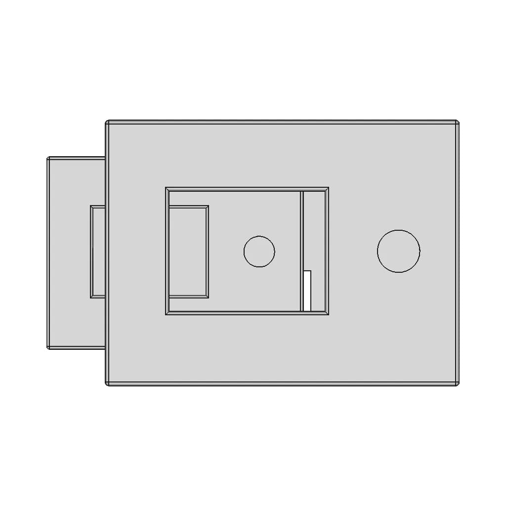 Box X3 (100 Mm X 75 Mm X 35Mm) Casing Project Tft | High-Quality CAD Model_0_0_degree_snapshot