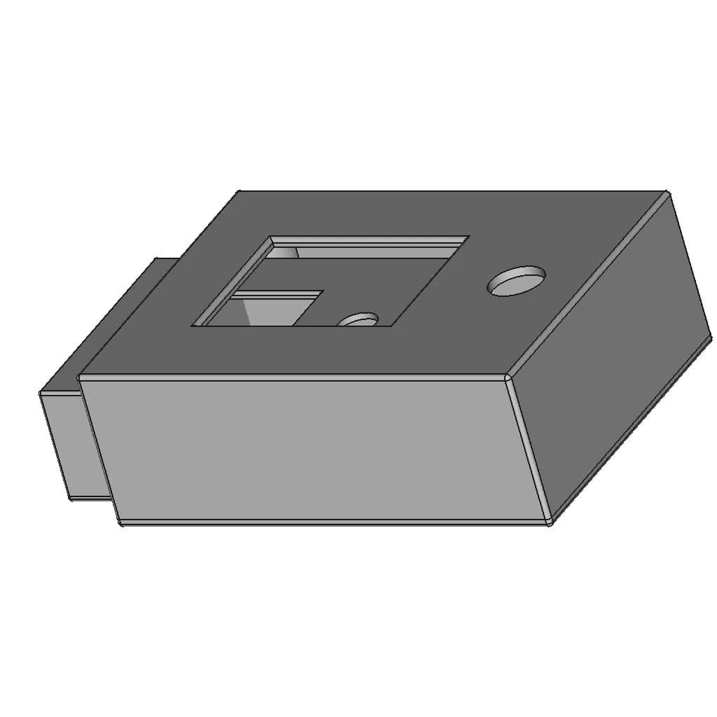 Box X3 (100 Mm X 75 Mm X 35Mm) Casing Project Tft | High-Quality CAD Model_60_30_degree_snapshot
