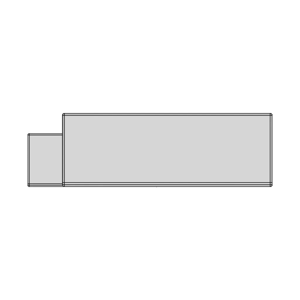 Box X3 (100 Mm X 75 Mm X 35Mm) Casing Project Tft | High-Quality CAD Model_90_0_degree_snapshot