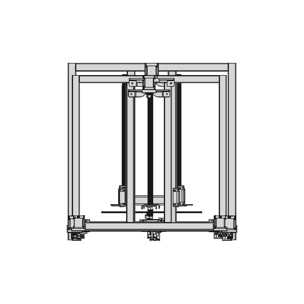 Core Xy 3Dprinter | High-Quality CAD Model_0_90_degree_snapshot