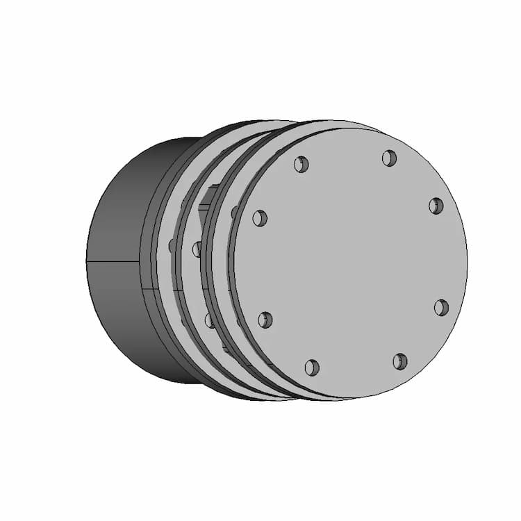 Magnetically Coupled Step Motor Driver | High-Quality CAD Model