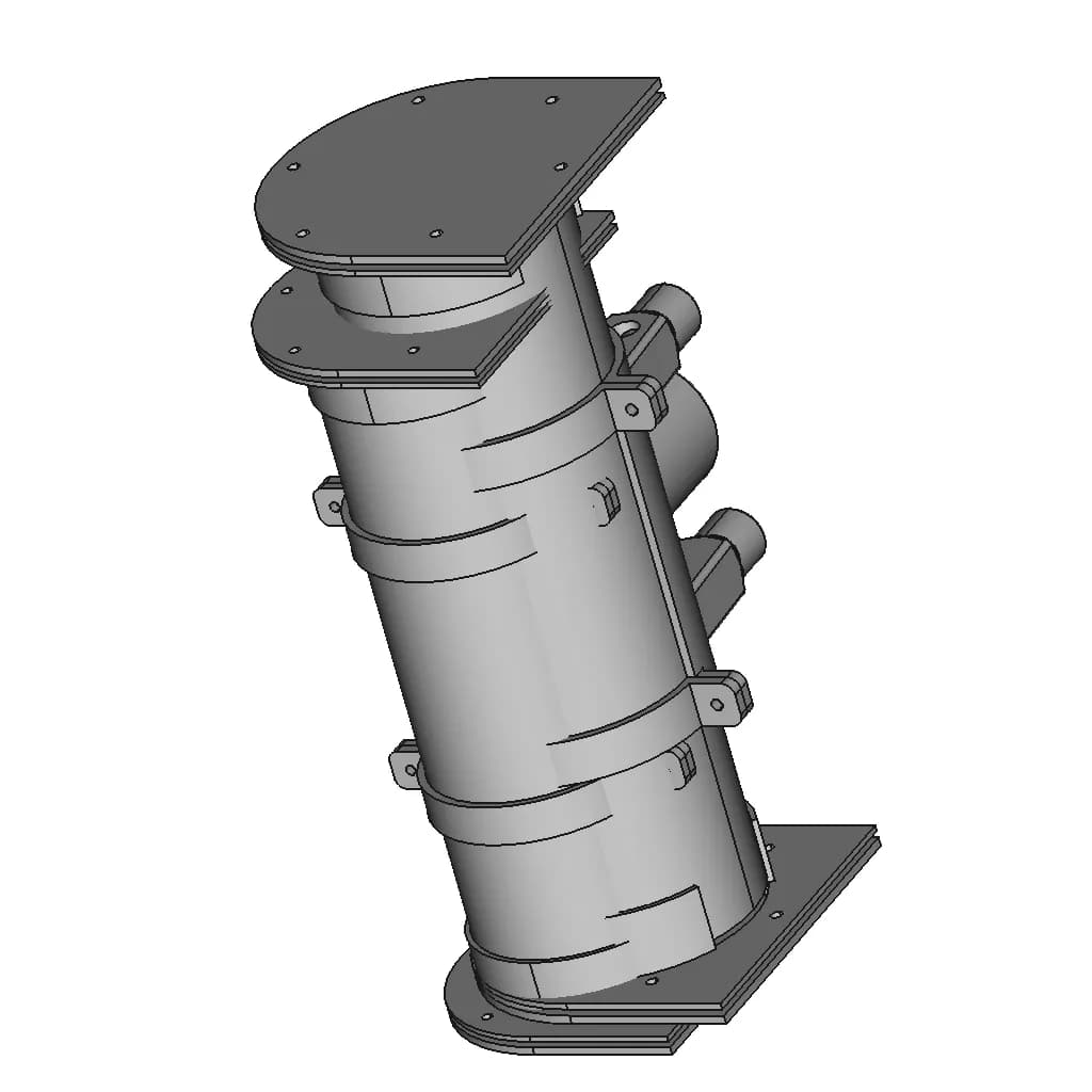 Soft Growing Robot Base - Standard Mechanical Component_60_30_degree_snapshot