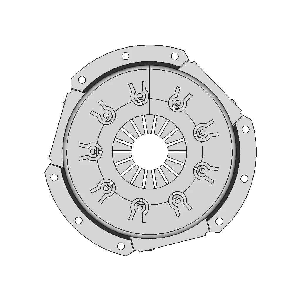 Корзина Сцепления Z611-16-410 Mazda 3 Bm 1.6 Gasoline. Luk61116460 | High-Quality CAD Model_0_90_degree_snapshot