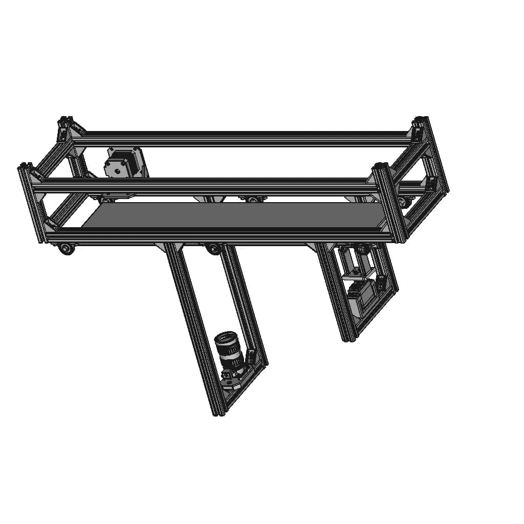 Visionsort-Rpi Custom Cad Parts - Downloadable CAD Representation_60_30_degree_snapshot
