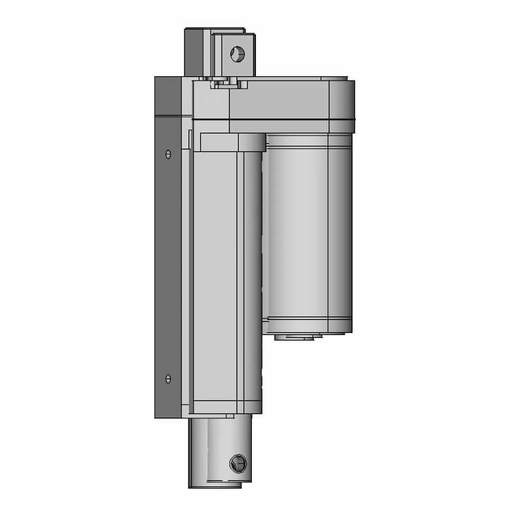 Electric Cylinder 50Mm 24 Volts | 3D Engineering Design File
