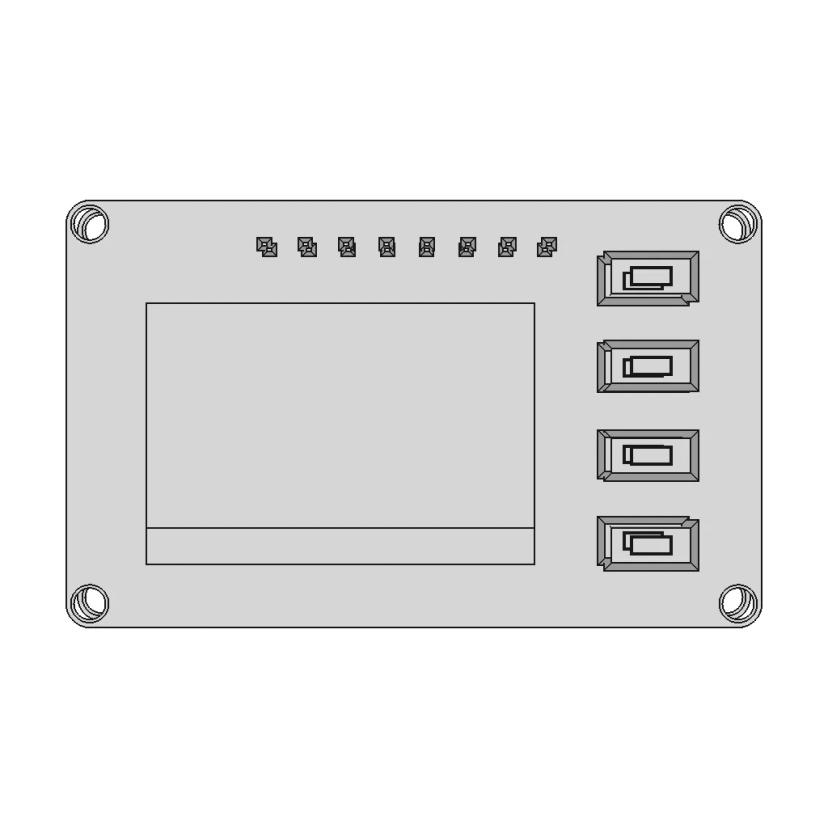 Oled | 0.96 | 4 Button | High-Quality CAD Model