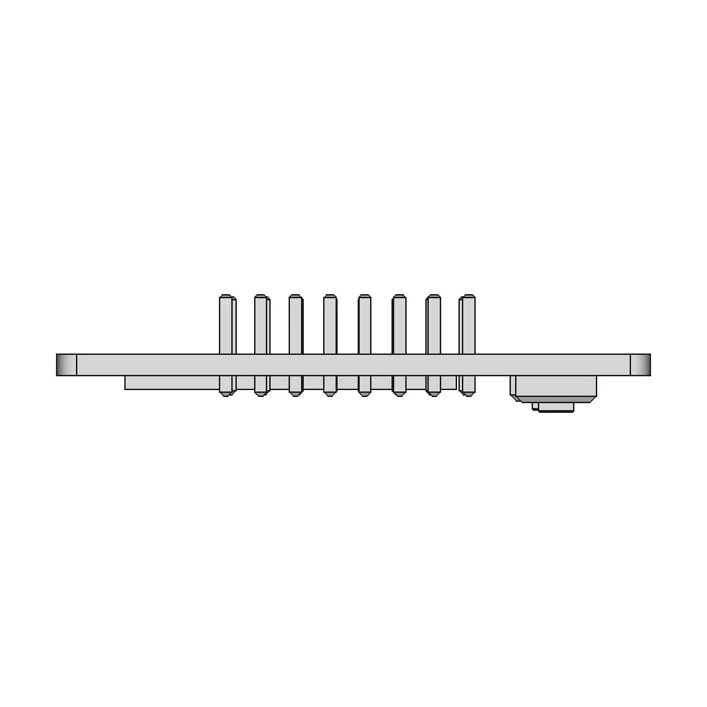 Oled | 0.96 | 4 Button | High-Quality CAD Model_270_0_degree_snapshot