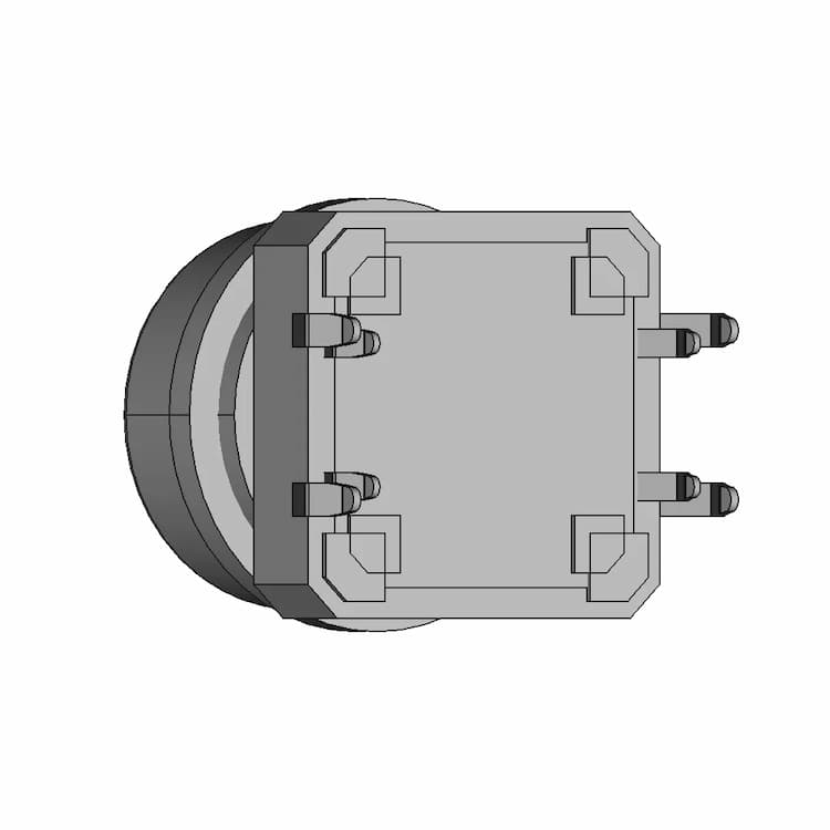 Push Button Smt For Pcb 12X12 Mm - Downloadable CAD Representation