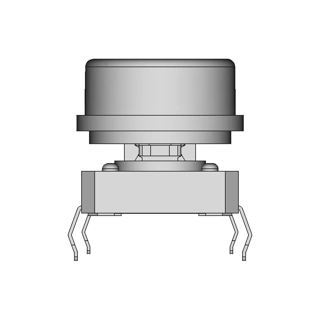 Push Button Smt For Pcb 12X12 Mm - Downloadable CAD Representation_90_0_degree_snapshot