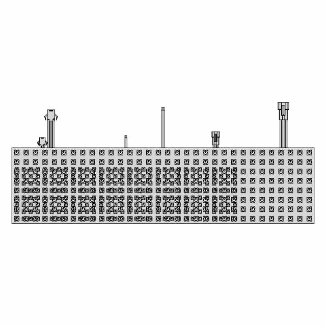 8X32 Led Matrix Ws2812B - Standard Mechanical Component
