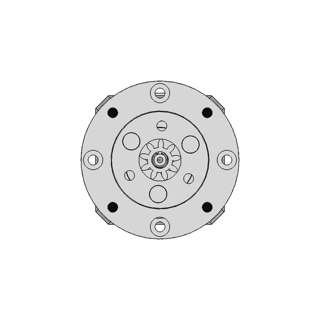 Planet Gearbox With Stepper Nema 17 | High-Quality CAD Model_0_0_degree_snapshot