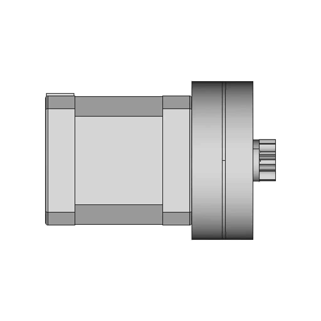 Planet Gearbox With Stepper Nema 17 | High-Quality CAD Model_0_270_degree_snapshot