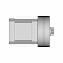 Planet Gearbox With Stepper Nema 17 | High-Quality CAD Model_0_270_degree_snapshot