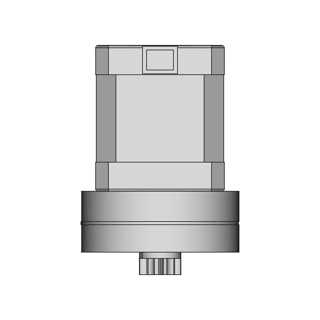 Planet Gearbox With Stepper Nema 17 | High-Quality CAD Model_270_0_degree_snapshot