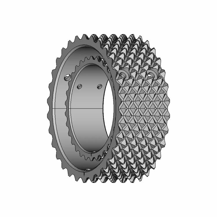 2194 85A Tpu Treads For Sds | 3D Engineering Design File